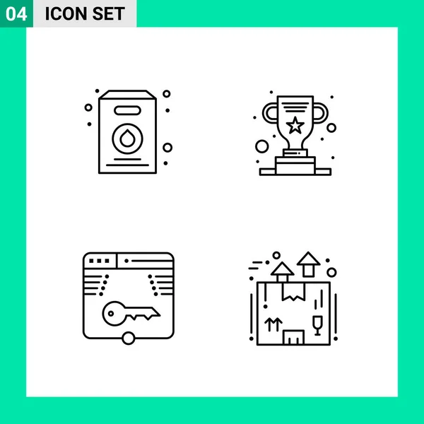 Set of 25 Universal Business Icons Vector — Stockový vektor