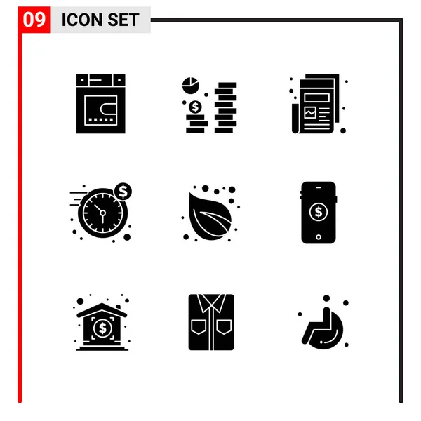 Set Dari Ikon Kreatif Universal Cukup Ilustrasi Vektor Untuk Aplikasi - Stok Vektor