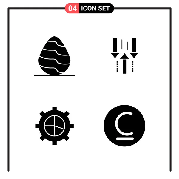 Conjunto Iconos Creativos Universales Simplemente Vector Ilustraciones Para Aplicaciones Web — Vector de stock