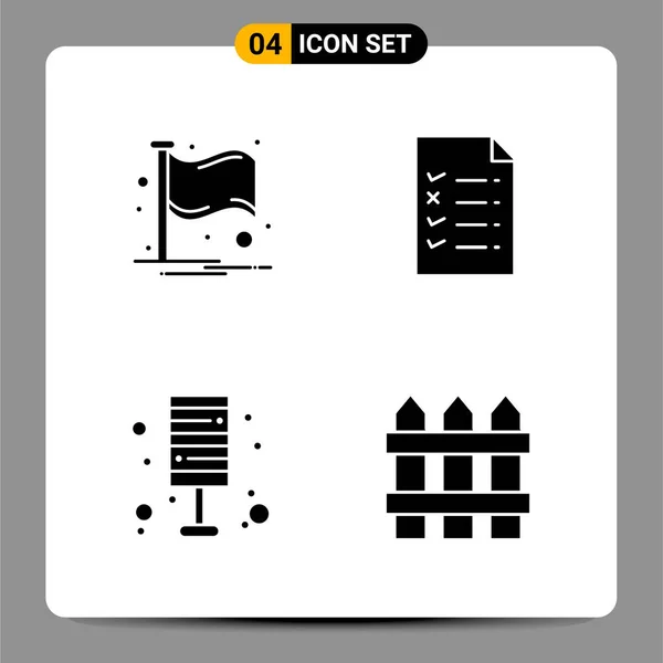 Conjunto Iconos Creativos Universales Simplemente Vector Ilustraciones Para Aplicaciones Web — Vector de stock