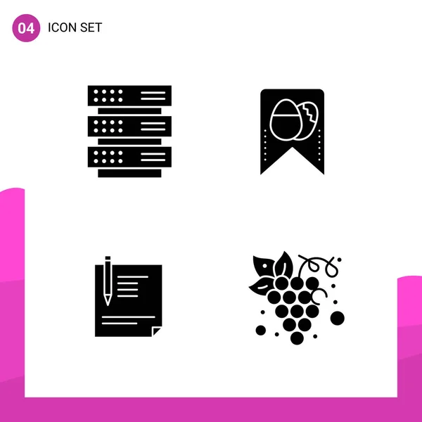 Set Universal Creative Icons Simply Vector Illustrations Web Mobile Apps — Stock Vector