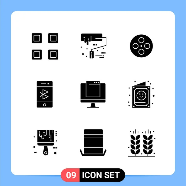 Set van 16 universele Pictogrammen Business Vector — Stockvector