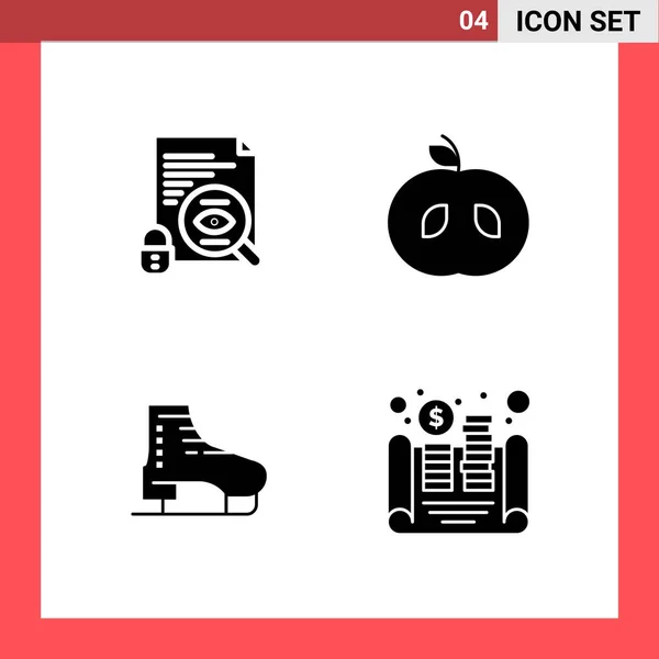 Conjunto Iconos Creativos Universales Simplemente Vector Ilustraciones Para Aplicaciones Web — Archivo Imágenes Vectoriales