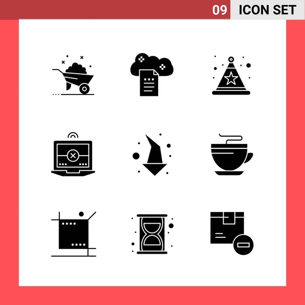 Conjunto Iconos Creativos Universales Simplemente Vector Ilustraciones Para Aplicaciones Web — Vector de stock