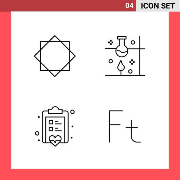 Set Universal Creative Icons Simply Vector Illustrations Web Mobile Apps — Stock Vector