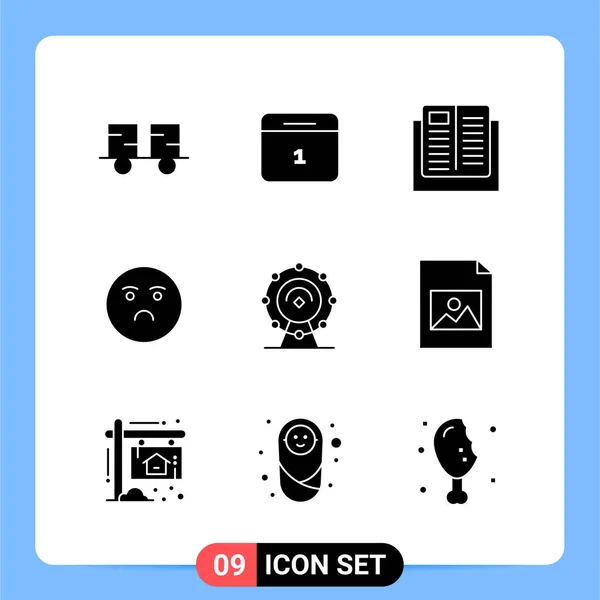 Set Universal Creative Icons Simply Vector Illustrations Web Mobile Apps — Stock Vector