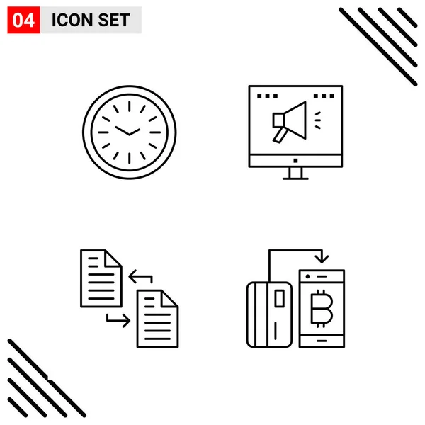 Set of 16 Universal Icons Business Vector — Stock Vector