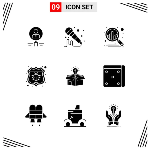 Set Universal Creative Icons Simply Vector Illustrations Web Mobile Apps — Stock Vector