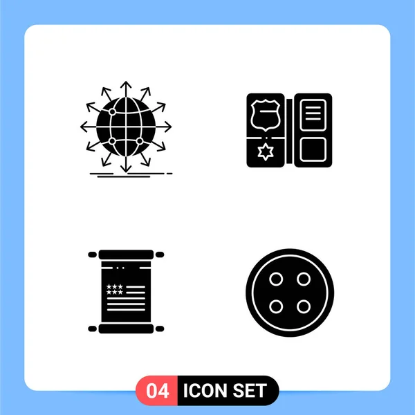 Conjunto Iconos Creativos Universales Simplemente Vector Ilustraciones Para Aplicaciones Web — Vector de stock