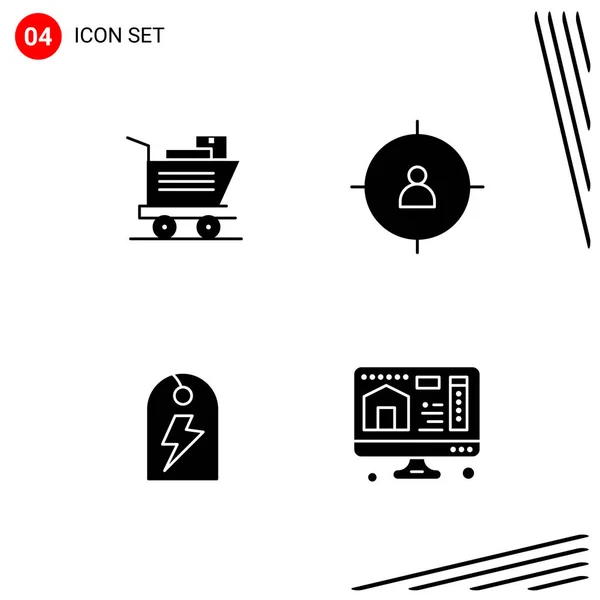 Set Universal Creative Icons Simply Vector Illustrations Web Mobile Apps — Stock Vector