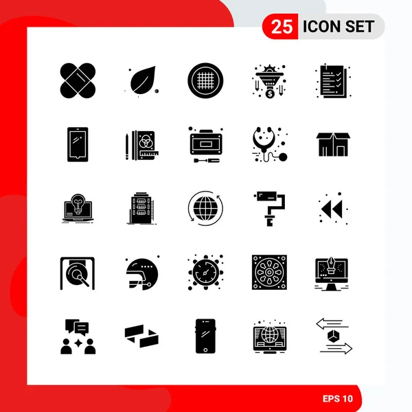 Conjunto Iconos Creativos Universales Simplemente Vector Ilustraciones Para Aplicaciones Web — Vector de stock