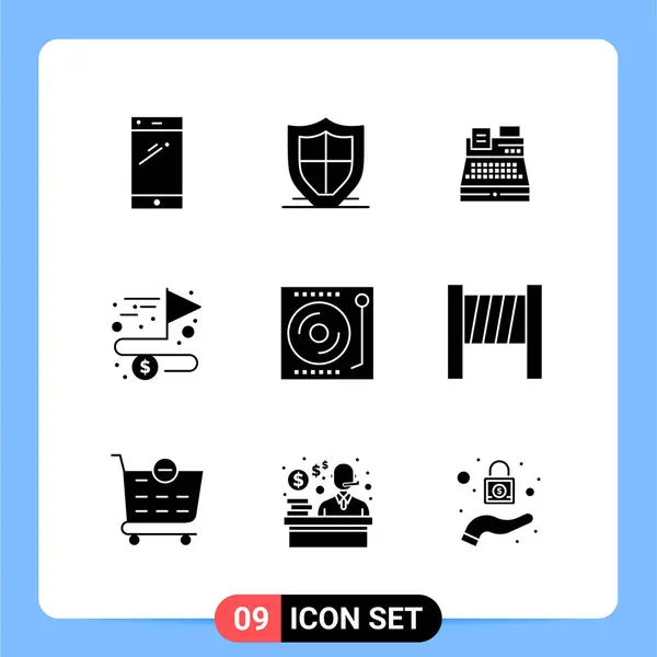 Set de 25 iconos de negocio universales Vector — Vector de stock