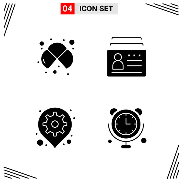 Set Universal Creative Icons Simply Vector Illustrations Web Mobile Apps — Stock Vector