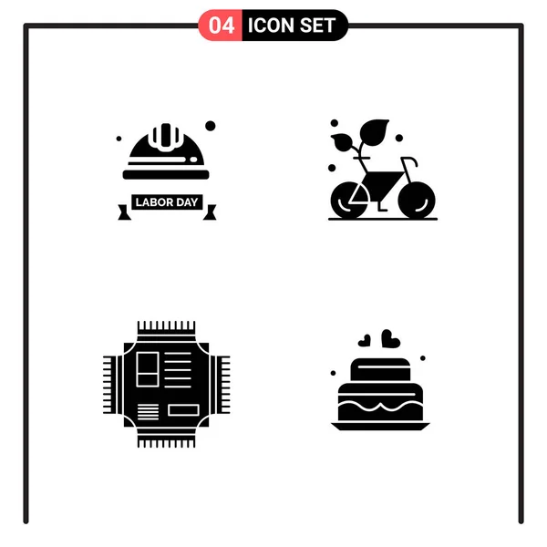 Set Dari Ikon Kreatif Universal Cukup Ilustrasi Vektor Untuk Aplikasi - Stok Vektor