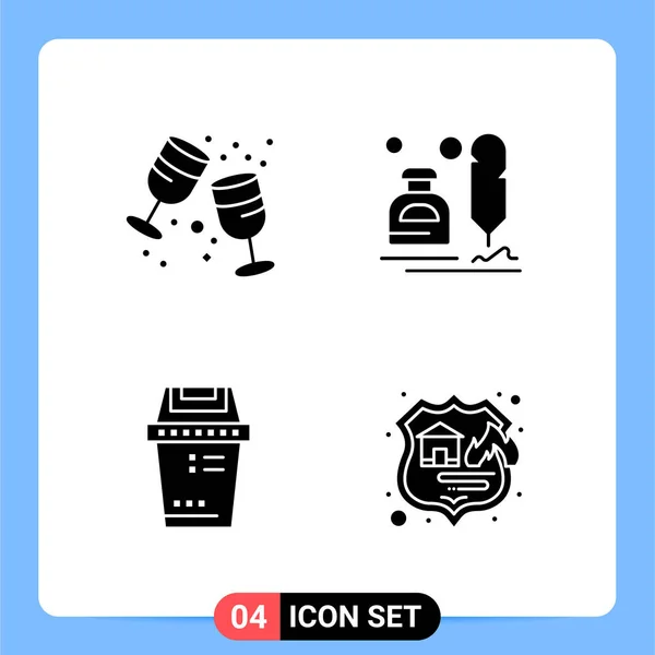 Set Universal Creative Icons Simply Vector Illustrations Web Mobile Apps — Stock Vector