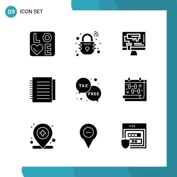 Set Universal Creative Icons Simply Vector Illustrations Web Mobile Apps — Stock Vector