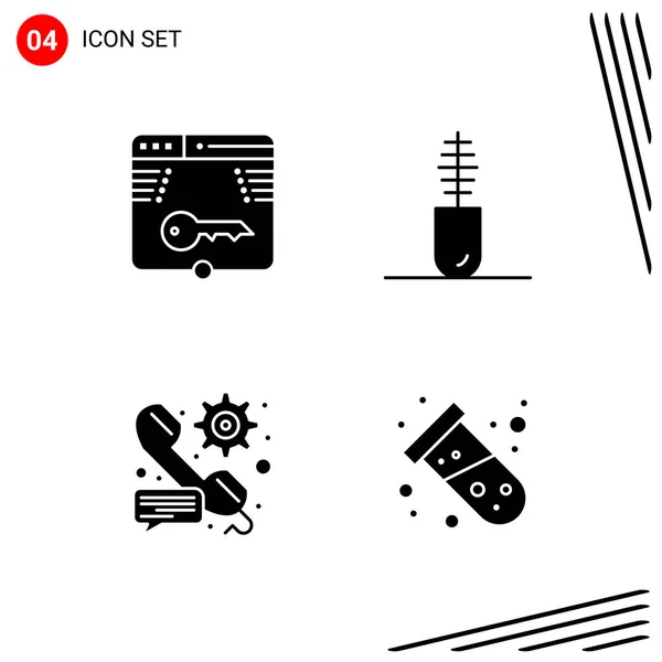 Set Universal Creative Icons Simply Vector Illustrations Web Mobile Apps — Stock Vector