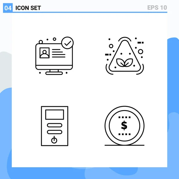 Set de 25 iconos de negocio universales Vector — Vector de stock