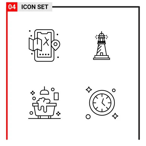 Set of 25 Universal Business Icons Vector — Stock Vector