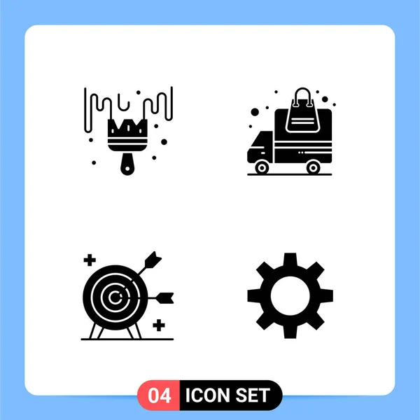 Conjunto Iconos Creativos Universales Simplemente Vector Ilustraciones Para Aplicaciones Web — Vector de stock