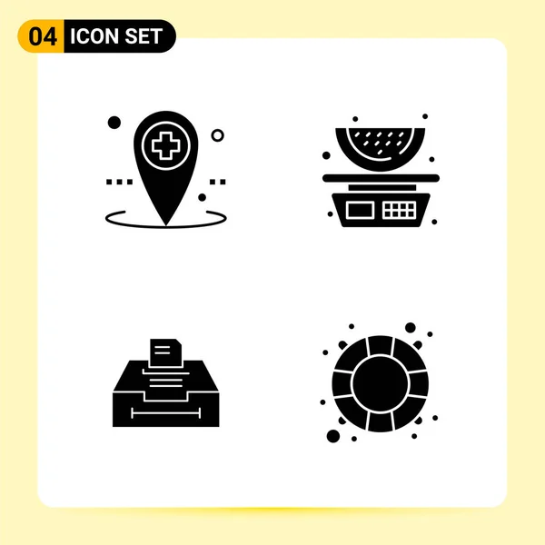 Conjunto Iconos Creativos Universales Simplemente Vector Ilustraciones Para Aplicaciones Web — Vector de stock