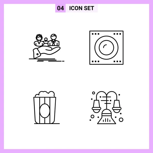 Set of 16 Universal Icons Business Vector — 스톡 벡터