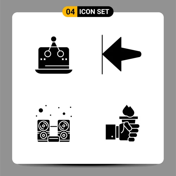 Set Universal Creative Icons Simply Vector Illustrations Web Mobile Apps — Stock Vector