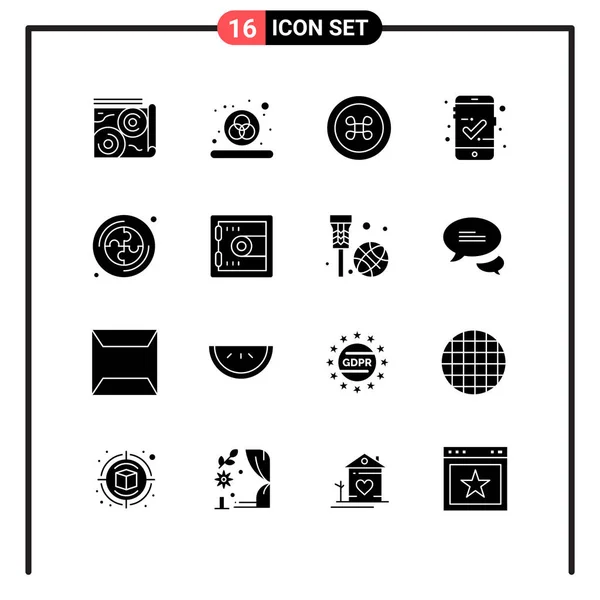 Conjunto Iconos Creativos Universales Simplemente Vector Ilustraciones Para Aplicaciones Web — Vector de stock