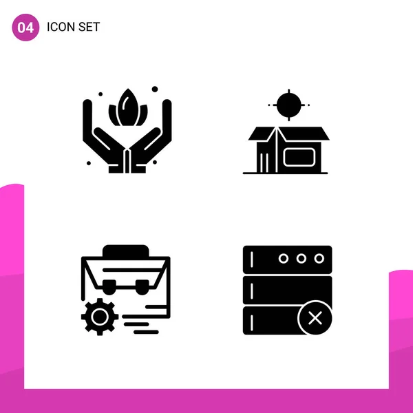 Conjunto Iconos Creativos Universales Simplemente Vector Ilustraciones Para Aplicaciones Web — Vector de stock