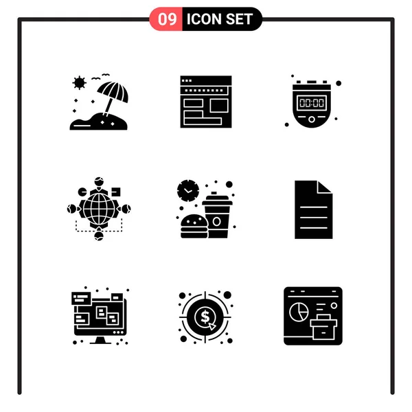 Set Universal Creative Icons Simply Vector Illustrations Web Mobile Apps — Stock Vector