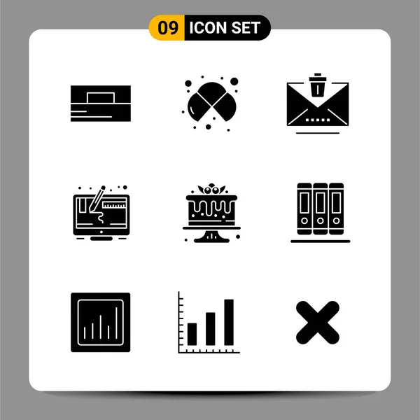 Set of 25 Universal Business Icons Vector — Stock Vector