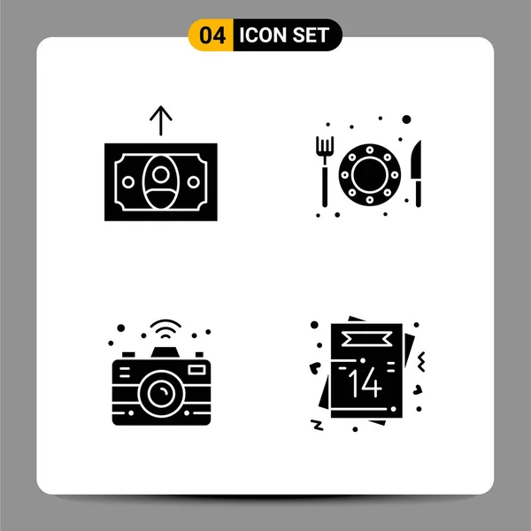 Creative Icons Set Design White Background — Stock Vector