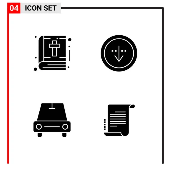 Set Universeller Kreativer Symbole Einfach Vektorillustrationen Für Web Und Mobile — Stockvektor