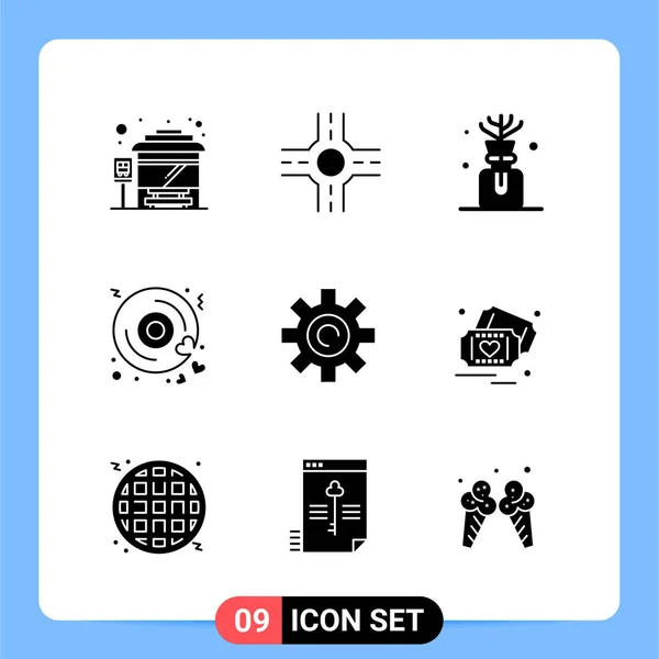 Conjunto Iconos Creativos Universales Simplemente Vector Ilustraciones Para Aplicaciones Web — Archivo Imágenes Vectoriales