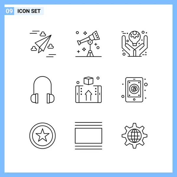 Set of 25 Universal Business Icons Vector — Stockový vektor