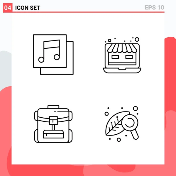 Set de 25 iconos de negocio universales Vector — Vector de stock