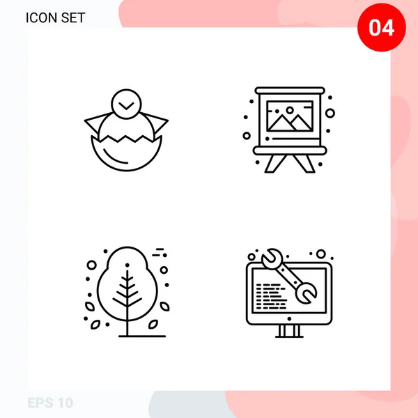 Set de 25 iconos de negocio universales Vector — Vector de stock