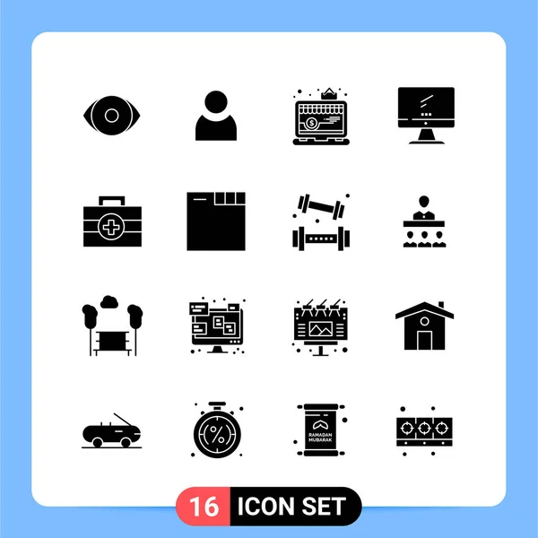 Conjunto Iconos Creativos Universales Simplemente Vector Ilustraciones Para Aplicaciones Web — Archivo Imágenes Vectoriales