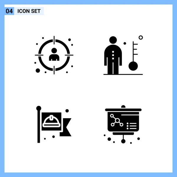 Conjunto Iconos Creativos Universales Simplemente Vector Ilustraciones Para Aplicaciones Web — Archivo Imágenes Vectoriales