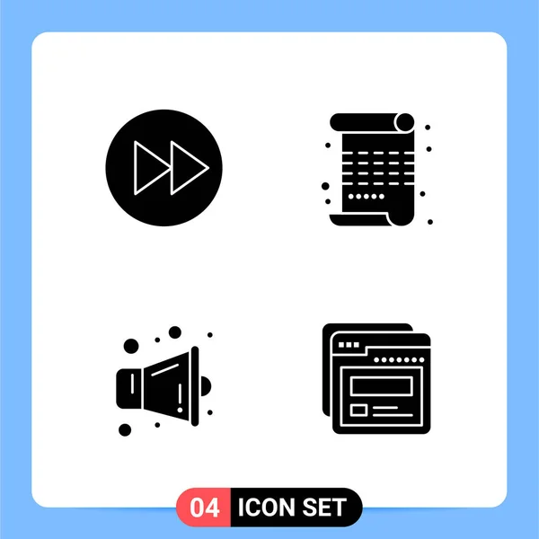 Set Universal Creative Icons Simply Vector Illustrations Web Mobile Apps — Stock Vector