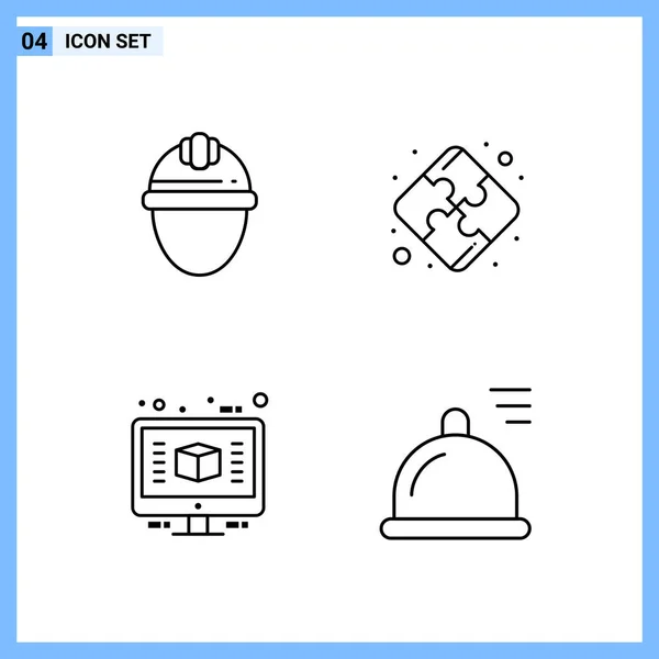 Set de 25 iconos de negocio universales Vector — Vector de stock