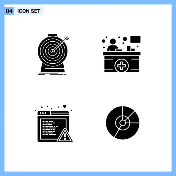 Conjunto Iconos Creativos Universales Simplemente Vector Ilustraciones Para Aplicaciones Web — Vector de stock