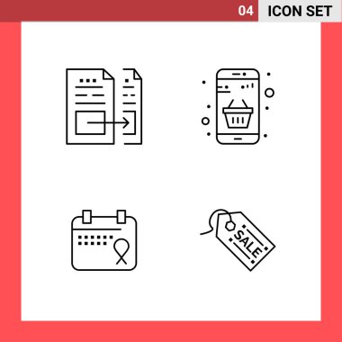 Evrensel yaratıcı simgeler kümesi, web ve mobil uygulamalar ve projeler için basit vektör illüstrasyonları 