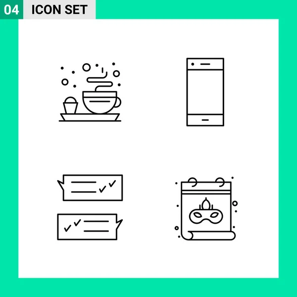 Set of 25 Universal Business Icons Vector — Stock Vector