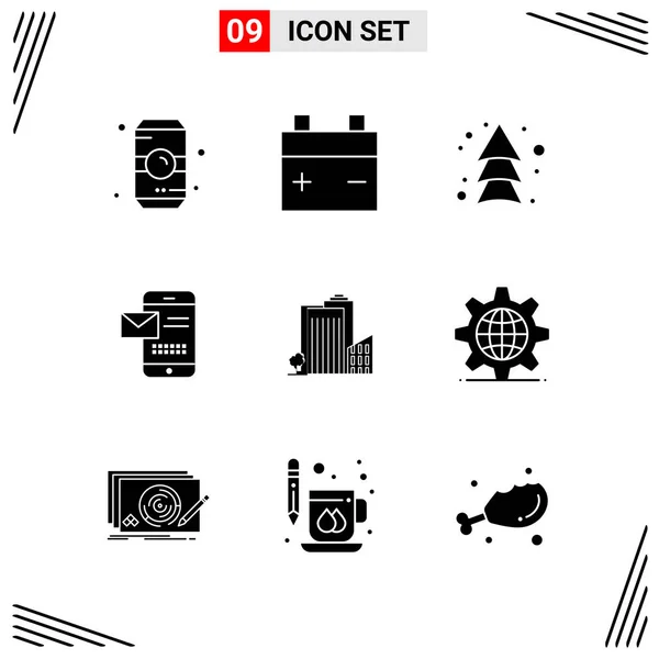 Conjunto Iconos Creativos Universales Simplemente Vector Ilustraciones Para Aplicaciones Web — Vector de stock