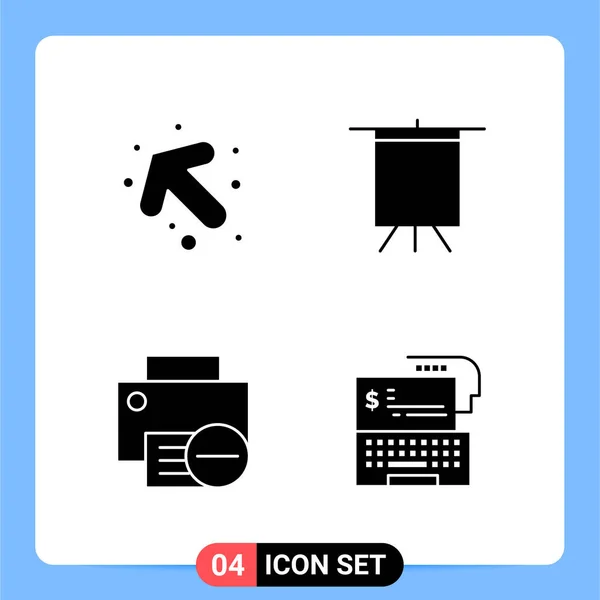 Conjunto Iconos Creativos Universales Simplemente Vector Ilustraciones Para Aplicaciones Web — Archivo Imágenes Vectoriales