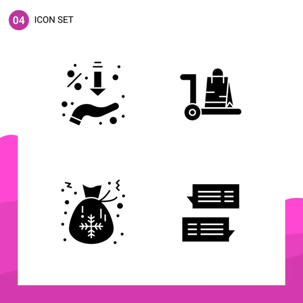 Conjunto Iconos Creativos Universales Ilustración Vectorial — Vector de stock