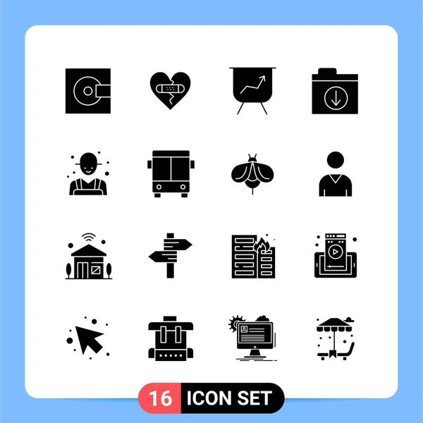 Conjunto Iconos Creativos Universales Simplemente Vector Ilustraciones Para Aplicaciones Web — Vector de stock