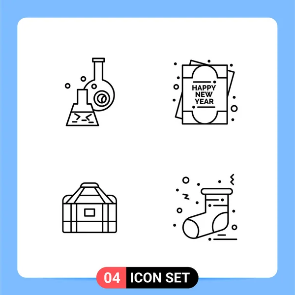 Conjunto Iconos Creativos Universales Simplemente Vector Ilustraciones Para Aplicaciones Web — Archivo Imágenes Vectoriales