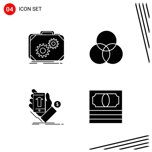 Set Universal Creative Icons Simply Vector Illustrations Web Mobile Apps — Stock Vector